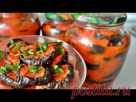 Остренькая закуска из баклажан  "КОБРА"(и на зиму) - гости сметут сразу!