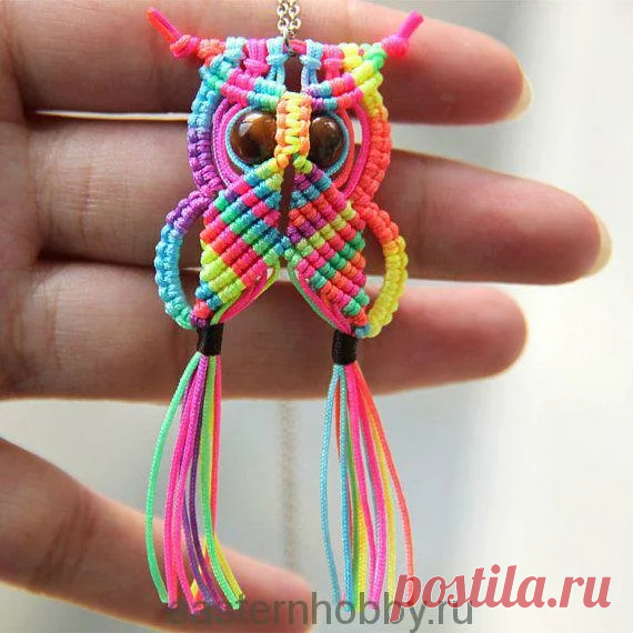 Сова брелок