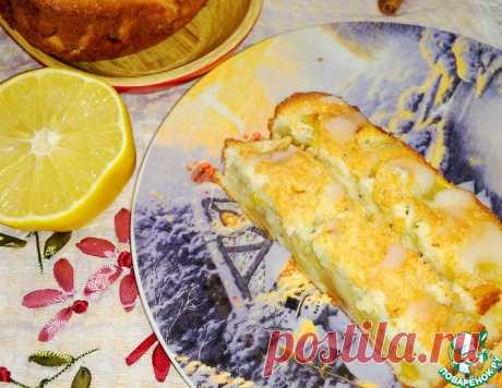 Лимонный кекс с яблоками – кулинарный рецепт