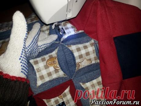 Плед из джинсов и текстиля - запись пользователя Света(roznovskaja) (Светлана) в сообществе Прочие виды рукоделия в категории Шитье