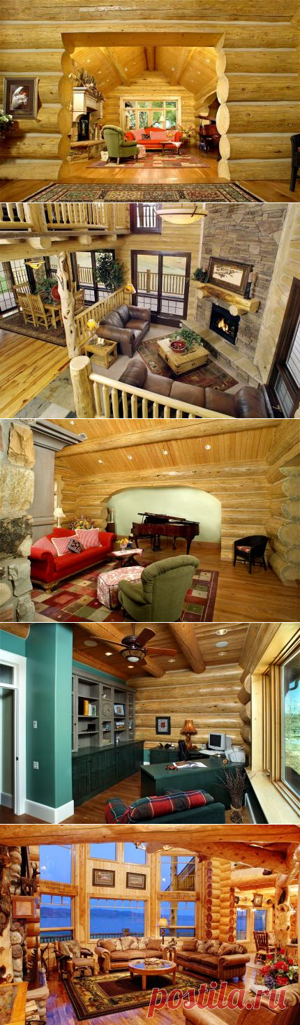 Log Home Interiors | Yellowstone Log Homes