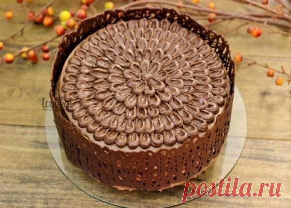 Cook Good - лучшие рецепты, Шоколадный заборчик для торта.