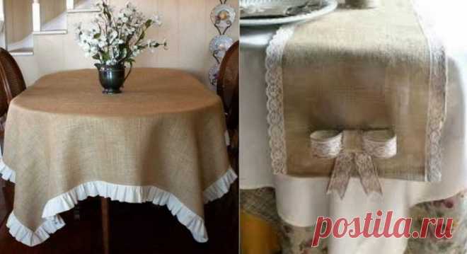 12 чудесных идей поделок из мешковины