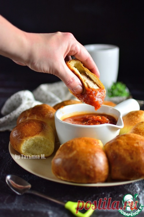 Булочки с котлетами