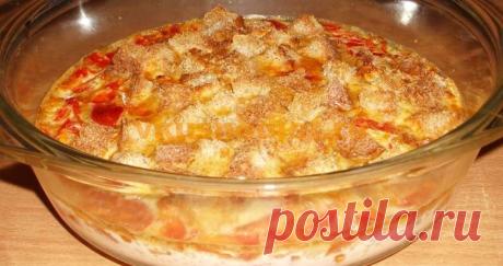 Омлет с помидорами - Вкусные рецепты