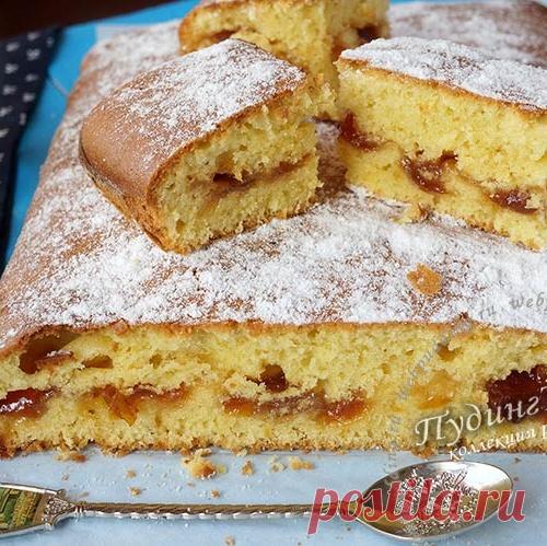 Пирог...два пирога с вареньем на скорую руку