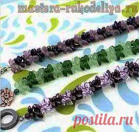 Мастера рукоделия - рукоделие для дома. Бесплатные мастер-классы, фото и видео уроки - Видео мастер-класс: Браслет из бусин-семечек