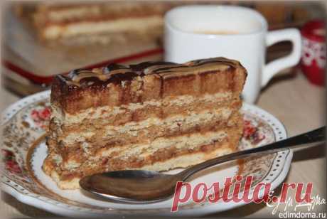Кофейный тортик без выпечки | Кулинарные рецепты от «Едим дома!»