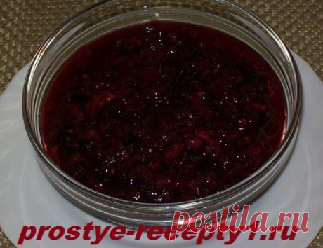 Соус из клюквы к мясу | Простые рецепты