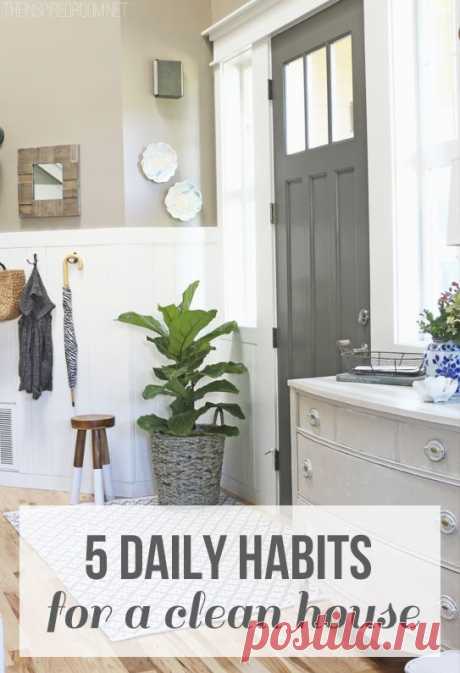 How to Declutter Your Home {5 Daily Habits for a Clean House}! - The Inspired Room