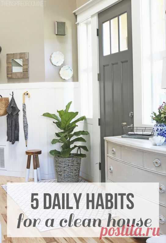 How to Declutter Your Home {5 Daily Habits for a Clean House}! - The Inspired Room