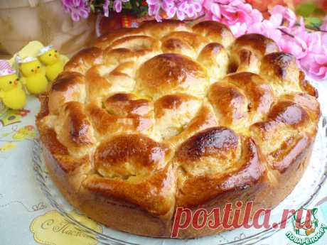 Пирог-булочки с вареньем и изюмом Кулинарный рецепт