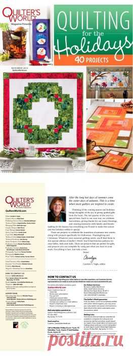 Quilting for the Holidays - November 2014