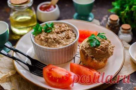 Паштет из куриной печени со сливками и коньяком — Sloosh – кулинарные рецепты