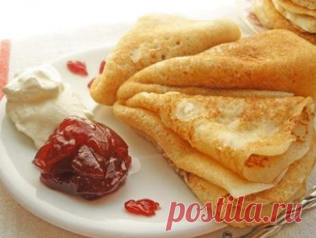 Блинчики на молоке – готовим просто, вкусно и красиво.