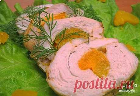 Куриное филе, фаршированное абрикосами и сыром - пошаговый кулинарный рецепт на Повар.ру