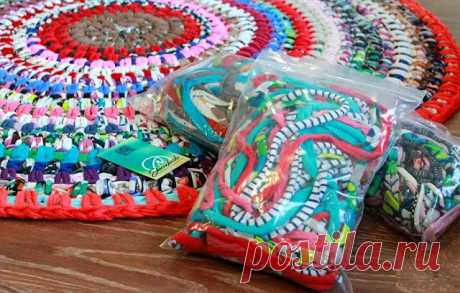 Sacocharte Ganchillo Para Mentes Creativas: Tutorial DIY alfombra XXL con cinta reciclada o trapillo por Sacocharte