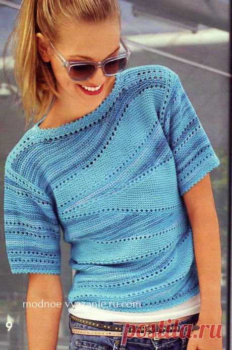 Изделия поворотными рядами в технике swing-knitting - Klubok - Modnoe Vyazanie.ru.com