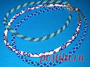Бисерный жгут - крючком | Своими руками