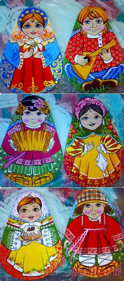 Разделочные, кухонные доски-матрешки