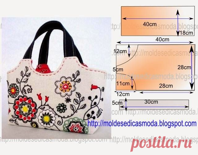 Найдено на сайте moldesedicasmoda.blogspot.com.