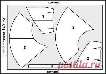 Выкройка f-116: детали кроя