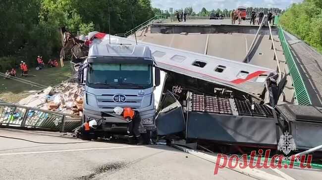 Бастрыкин рассказал подробности подрыва моста в Брянской области