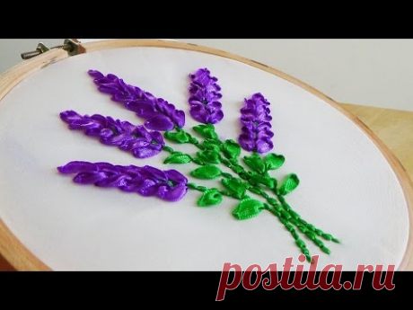 Hand Embroidery: Ribbon embroidery