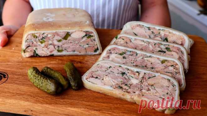 Мясная закуска вместо колбасы, готовлю из самого дешевого мяса