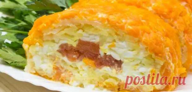 Салат «Царский рулет» – 4 рецепта - Будет вкусно - Медиаплатформа МирТесен