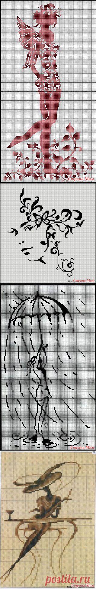 Монохромная вышивка. - Клуб рукоделия - Страна Мам