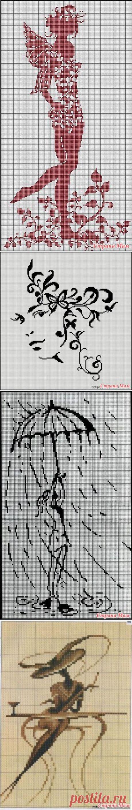 Монохромная вышивка. - Клуб рукоделия - Страна Мам