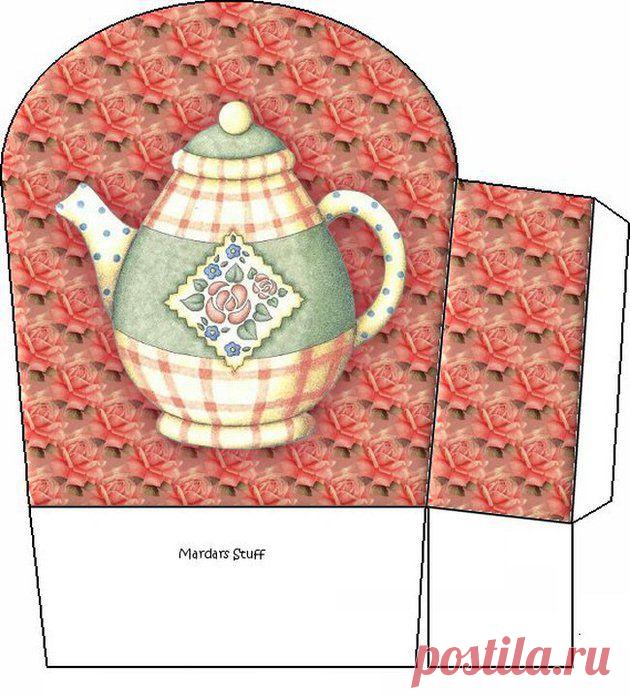 Готовые раскладки коробочек, вырежь и склей.