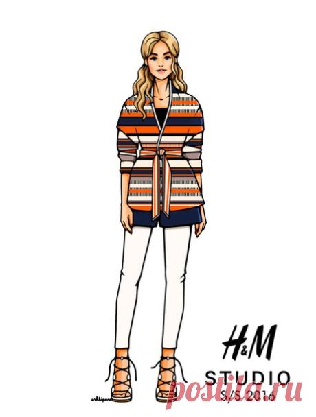 Прекрасные GIRLS IN BLOOM вдохновились новой коллекцией H&amp;M Studio SS16 и создали иллюстрацию одного из луков. А какой ваш любимый образ? Тем временем коллекция уже в продаже в некоторых магазинах и онлайн: #HMStudioSS16 #HMInspiration