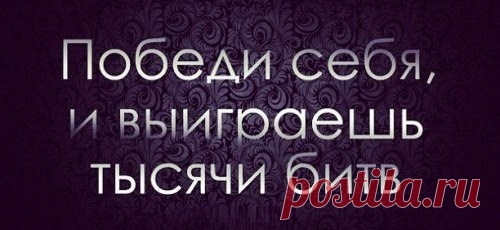 Победи себя и выиграешь тысячи битв | Мир позитивных новостей