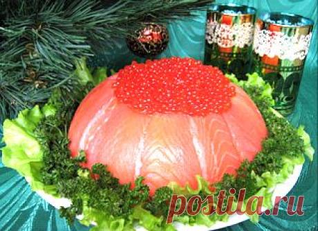 Кулинарные Рецепты: РЫБНЫЙ САЛАТ-ТОРТ