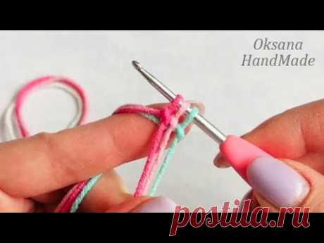 ВЫ НЕ ПОВЕРИТЕ КАК КРАСИВО ПОЛУЧАЕТСЯ😍 Amazing crocheting