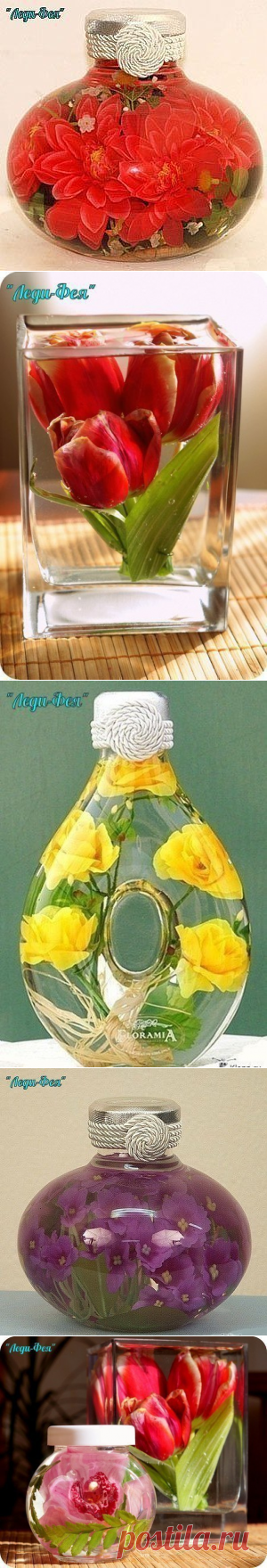 Хранение цветов при помощи глицерина — Сделай сам, идеи для творчества - DIY Ideas