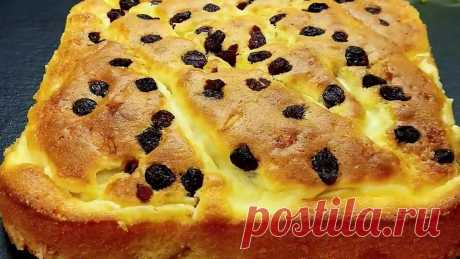 Воздушный пирог с яблоками на сметане и нежным кремом | Вкусные истории | Пульс Mail.ru