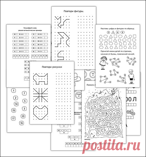 Развивающие задания для детей 8 лет: скачать и распечатать — 3mu.ru