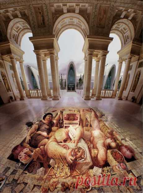 Гений 3D-граффити: 30 лучших рисунков на асфальте от Курта Веннера