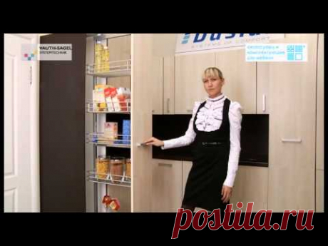 Выдвижная колонна HSA для кухни (выдвижной фасад)