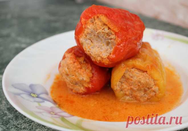 Попробовала в гостях у диабетика фаршированные перцы🌶, теперь и сама так готовлю (делюсь рецептом) | ОЛЯ ГОТОВИТ | Яндекс Дзен