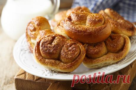 Коричные булочки по старому немецкому рецепту (Brillen)