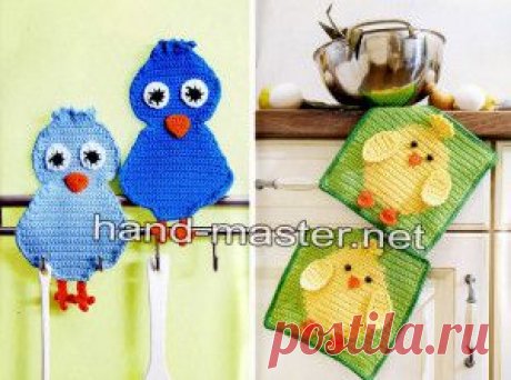 Прихватки крючком забавные | Вязание крючком &amp; спицами