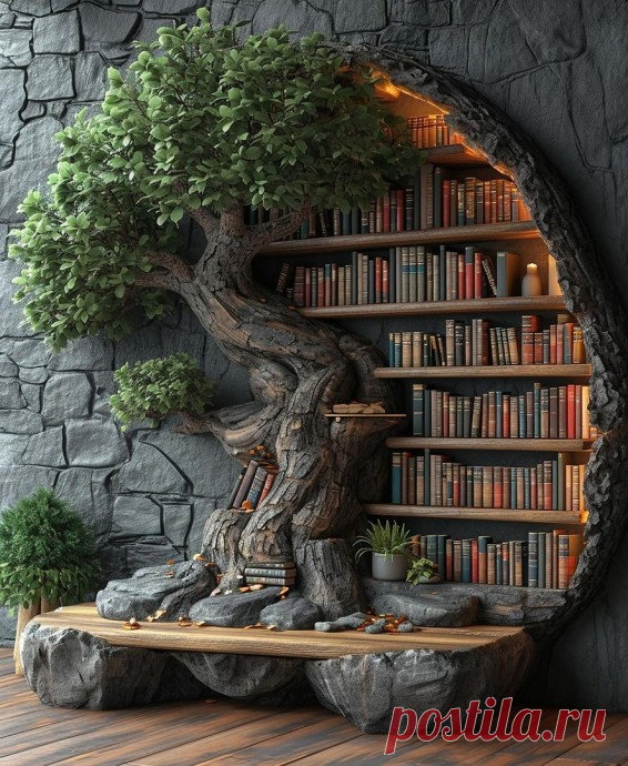 Сказочные идеи хранения книг