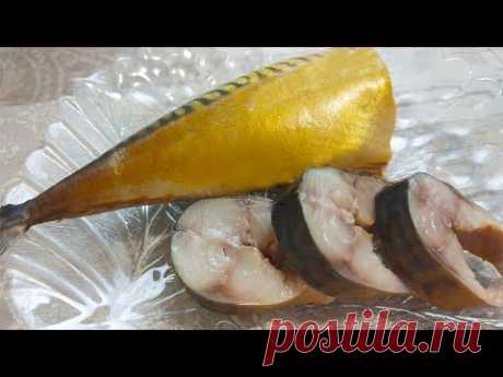 Скумбрия в  Бутылке,как Копченая.Домашняя малосольная  скумбрия.