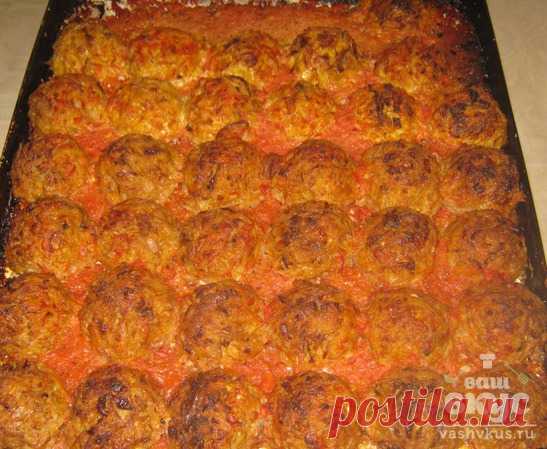 Котлеты с фаршем и капустой в духовке