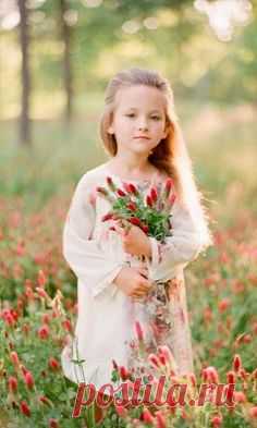 Picking wildflowers in the Meadow