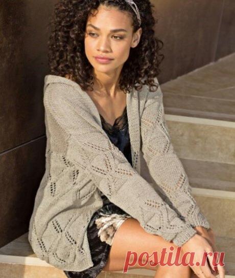 Оригинальные и классные джемпера и кардиганы спицами. Есть модели с размерами для полненьких. | Ирина СНежная & Вязание | Яндекс Дзен